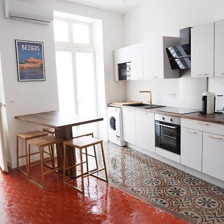 Bright And Modern 3-Bedroom Apartment, 90M2 With Air Condition, In Béziers Esterno foto