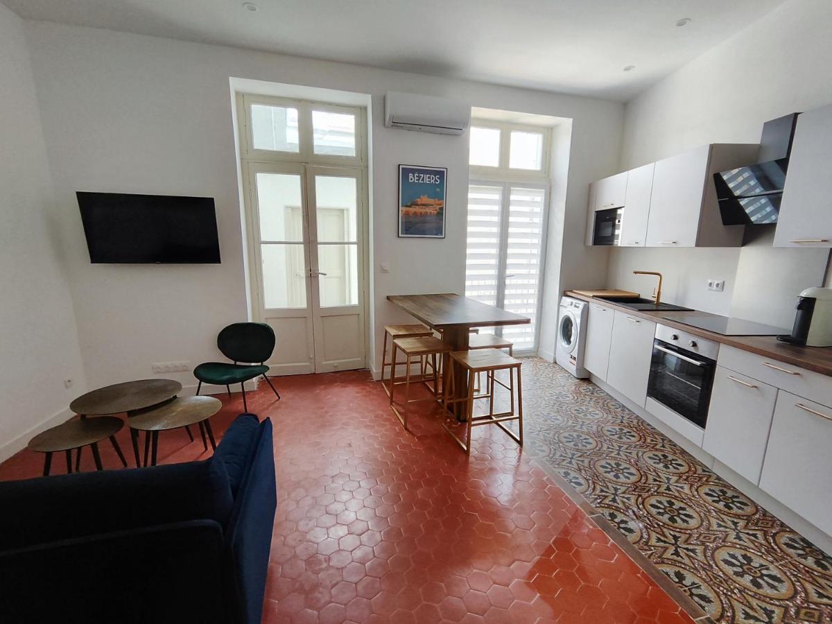 Bright And Modern 3-Bedroom Apartment, 90M2 With Air Condition, In Béziers Esterno foto