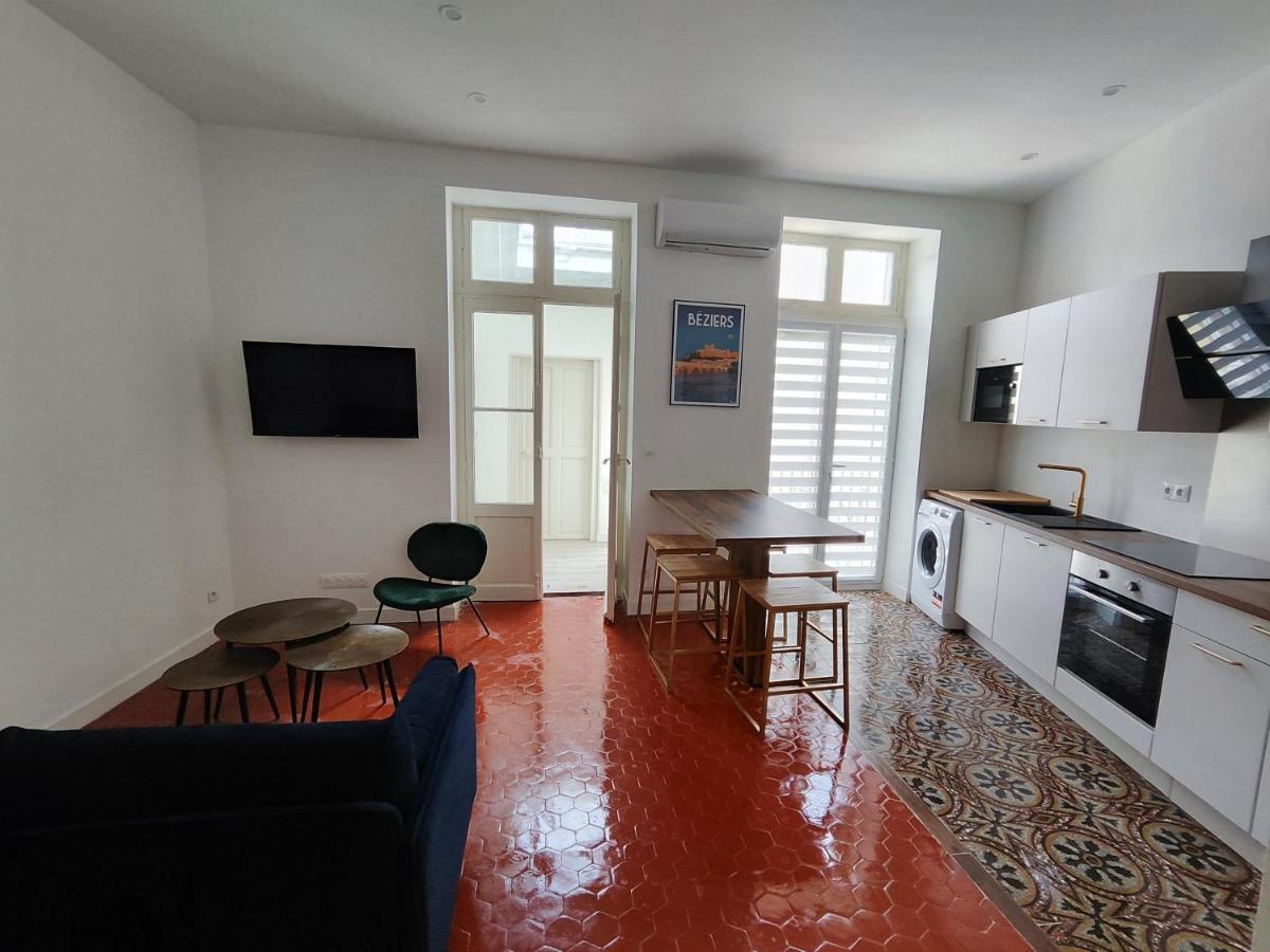Bright And Modern 3-Bedroom Apartment, 90M2 With Air Condition, In Béziers Esterno foto